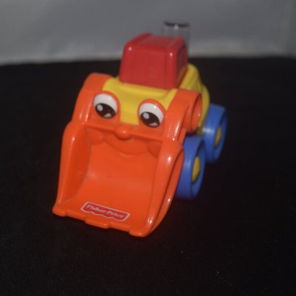 Vintage 1999 Happy Bulldozer Bright Beginnings - Fisher Price - Picture 2 of 5